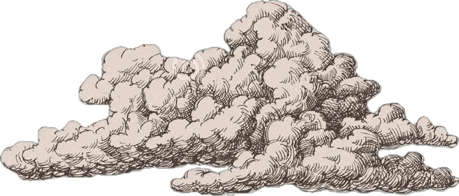 Cloud halftone asset