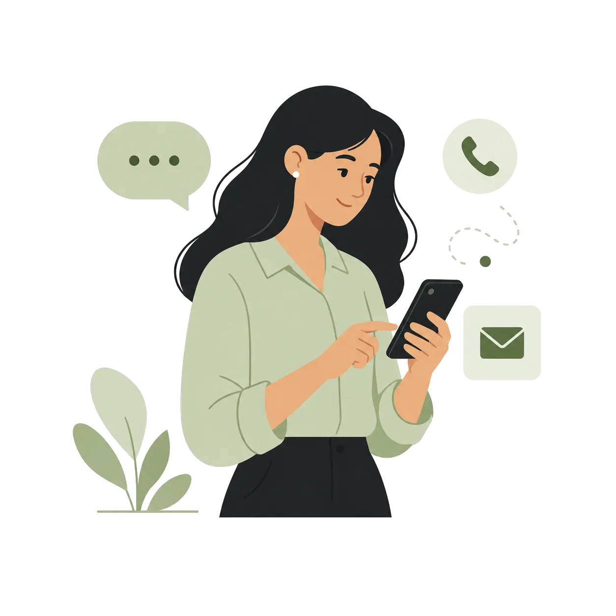 Contact us illustration