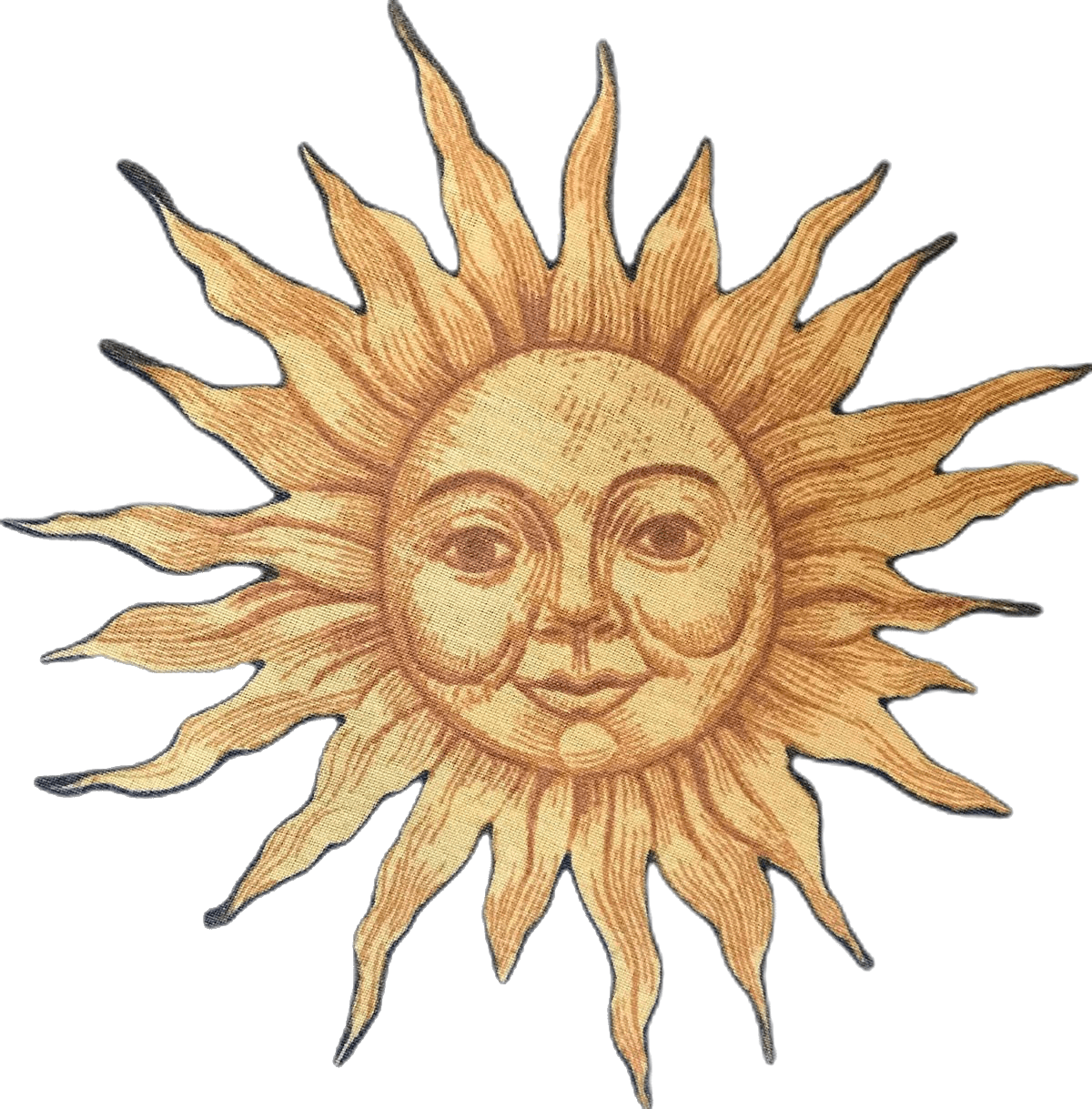 Bespoke sun halftone brand graphic